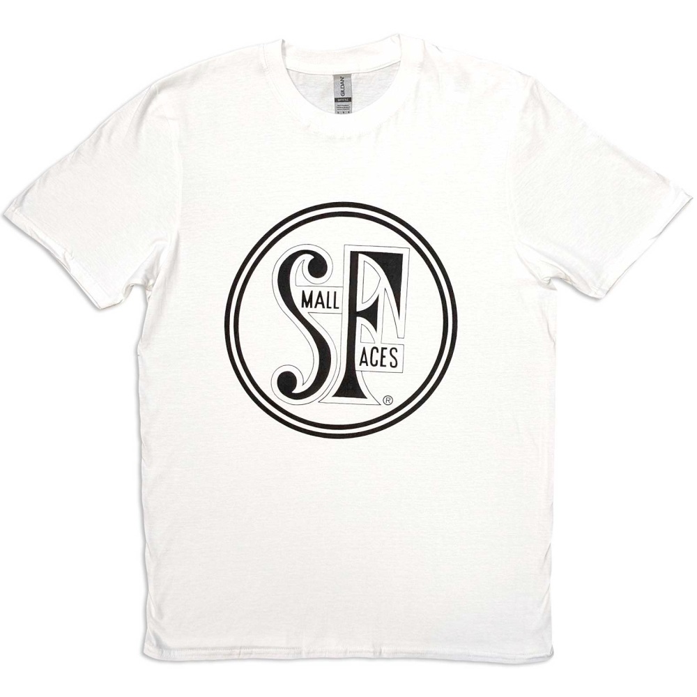 Small Faces - Logo Heren Tshirt - Wit
